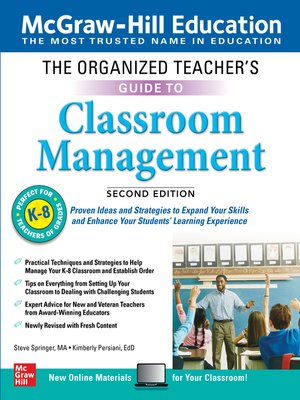 cover image of The Organized Teacher's Guide to Classroom Management, Grades K-8
